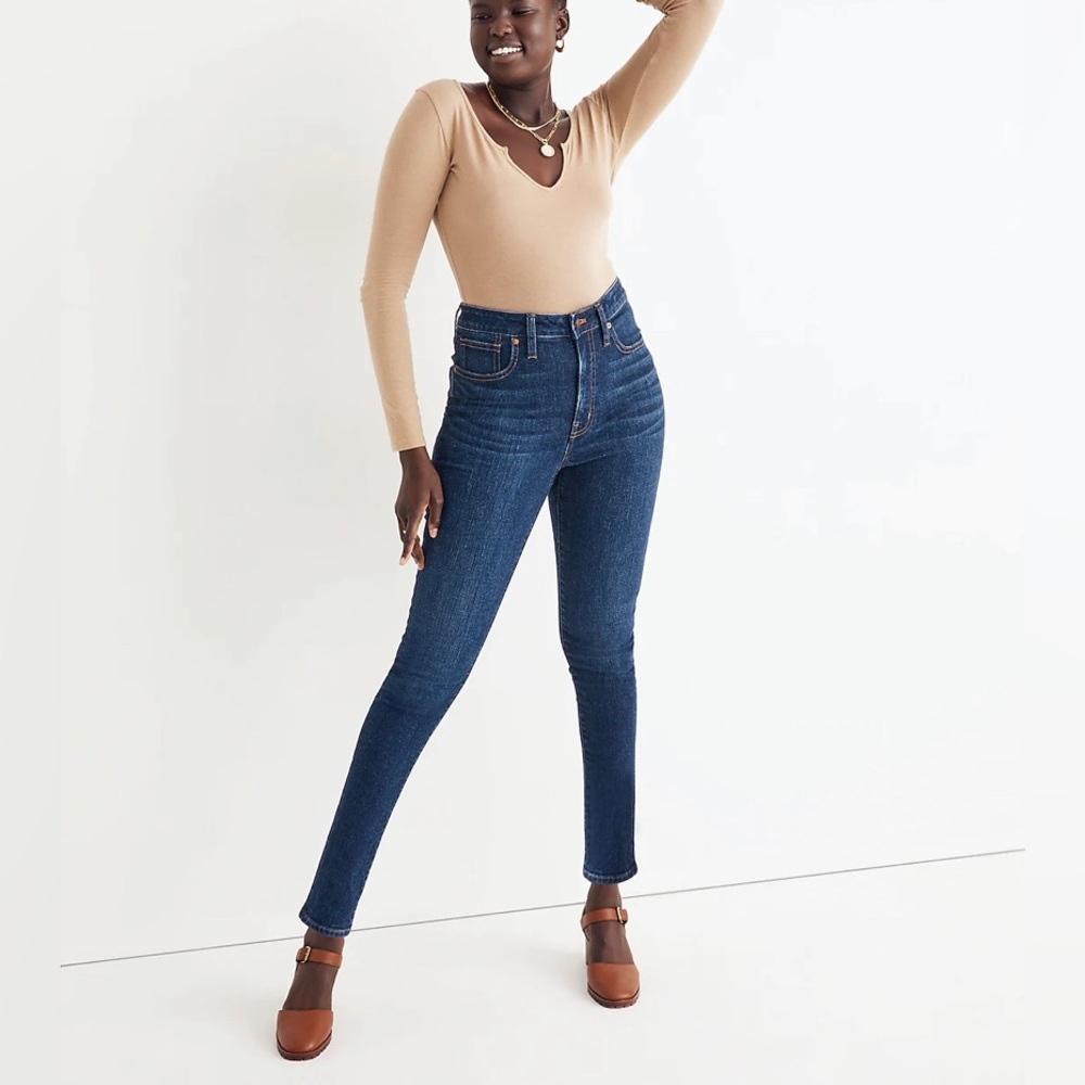 Madewell Curvy High-Rise Skinny Jeans in Seville Wash
